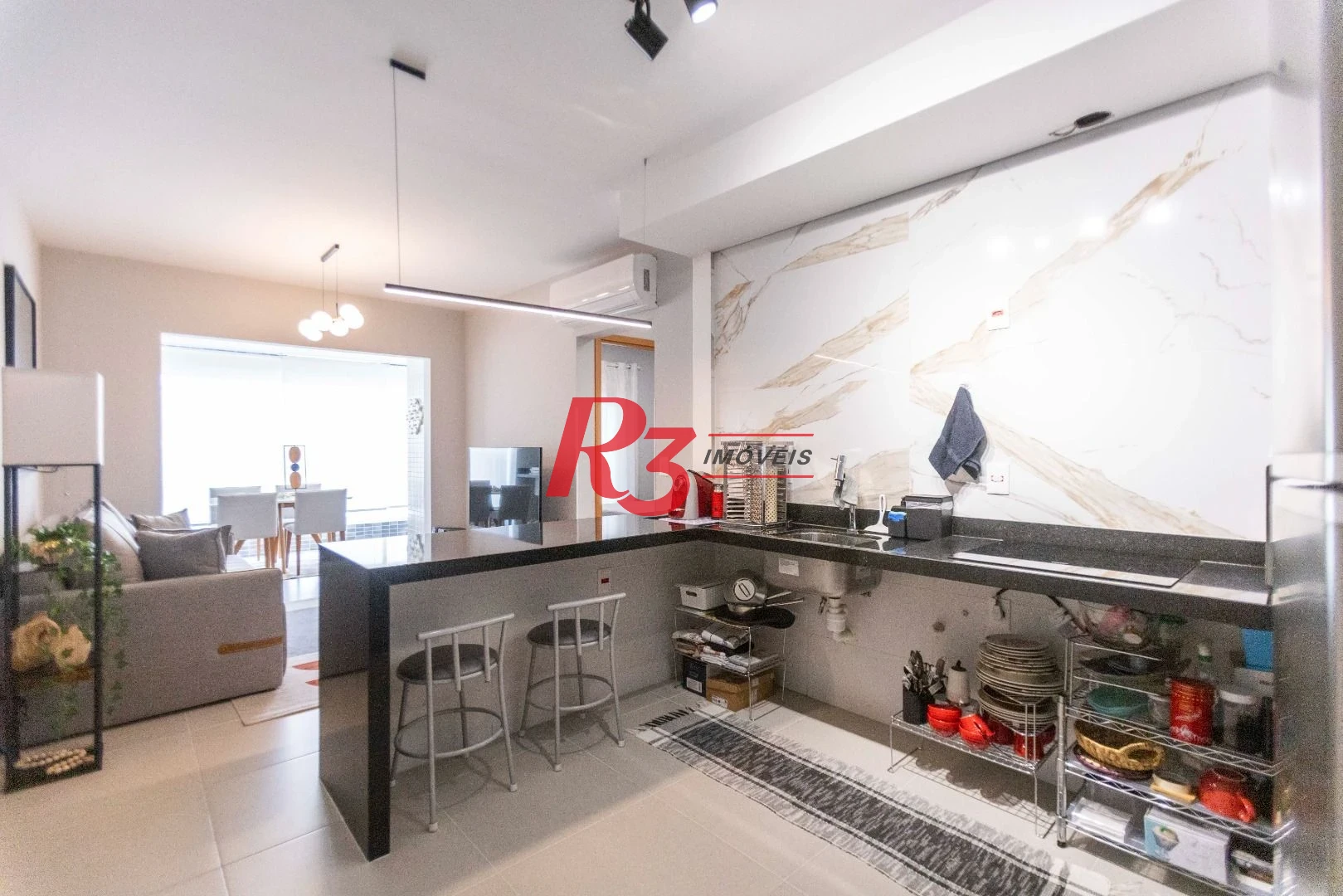 Apartamento com 2 dormitórios à venda, 65 m² por R$ 1.100.000,00 - Vila Rica - Santos/SP