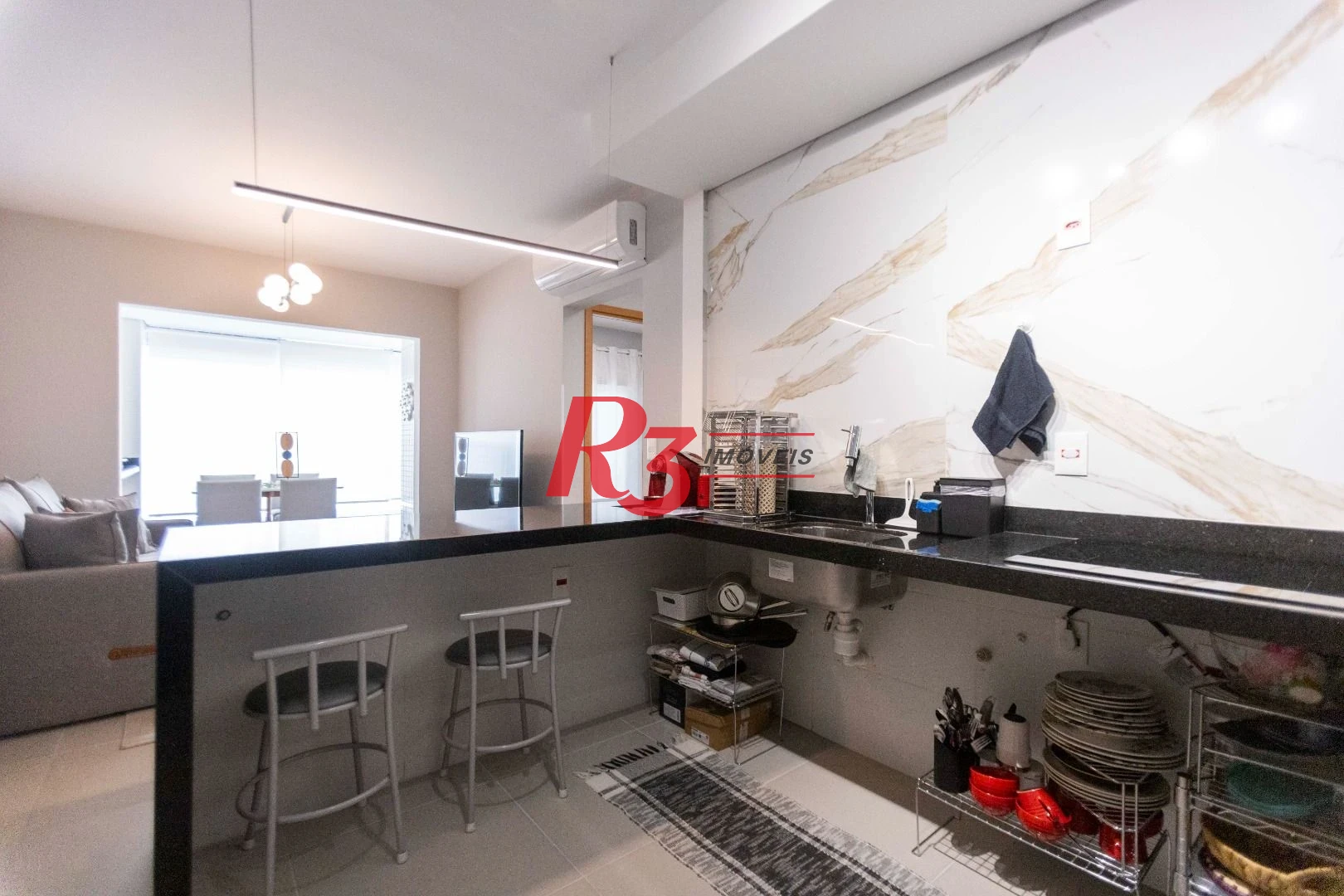 Apartamento com 2 dormitórios à venda, 65 m² por R$ 1.100.000,00 - Vila Rica - Santos/SP
