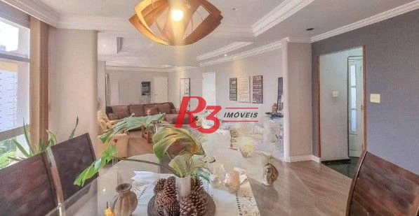 Apartamento com 3 dormitórios à venda, 240 m² por R$ 1.440.000,00 - Ponta da Praia - Santos/SP
