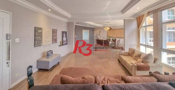 Apartamento com 3 dormitórios à venda, 240 m² por R$ 1.440.000,00 - Ponta da Praia - Santos/SP