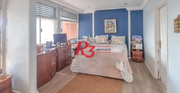 Apartamento com 3 dormitórios à venda, 240 m² por R$ 1.440.000,00 - Ponta da Praia - Santos/SP