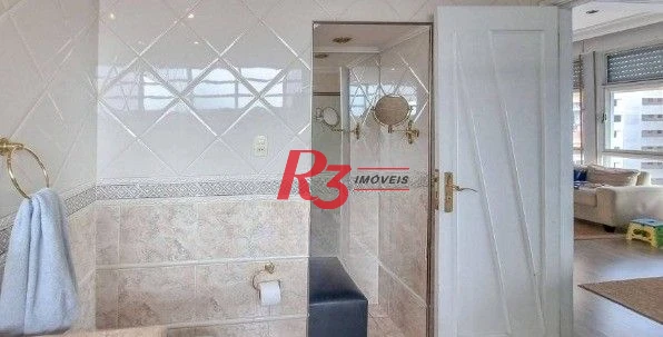 Apartamento com 3 dormitórios à venda, 240 m² por R$ 1.440.000,00 - Ponta da Praia - Santos/SP