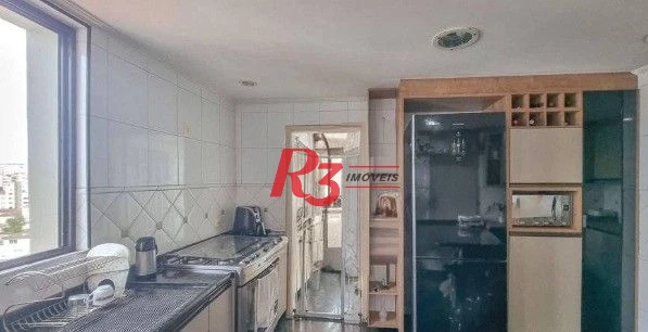 Apartamento com 3 dormitórios à venda, 240 m² por R$ 1.440.000,00 - Ponta da Praia - Santos/SP