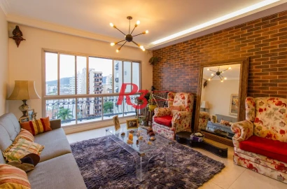 Apartamento à venda, 140 m² por R$ 1.450.000,00 - Ponta da Praia - Santos/SP
