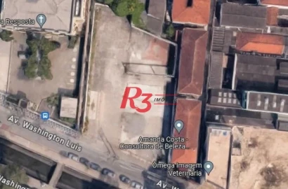 Terreno, 856 m² - venda por R$ 8.580.000,00 ou aluguel por R$ 41.000,00/mês - Vila Matias - Santos/SP