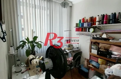 Apartamento com 2 dormitórios à venda, 89 m² por R$ 460.000,00 - Boqueirão - Santos/SP