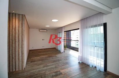 Apartamento, 190 m² - venda por R$ 1.800.000,00 ou aluguel por R$ 8.500,00/mês - Ponta da Praia - Santos/SP