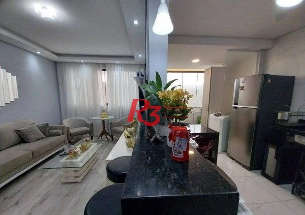Apartamento à venda, 90 m² por R$ 691.000,00 - Pompéia - Santos/SP