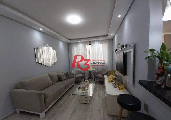 Apartamento à venda, 90 m² por R$ 691.000,00 - Pompéia - Santos/SP
