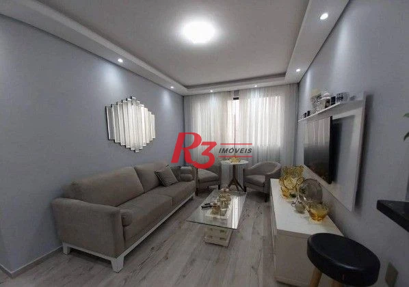 Apartamento à venda, 90 m² por R$ 691.000,00 - Pompéia - Santos/SP
