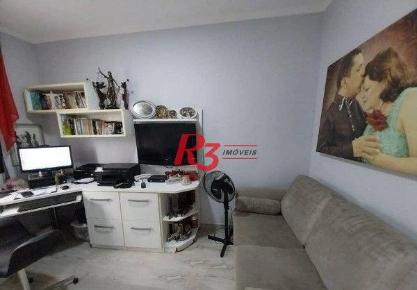 Apartamento à venda, 90 m² por R$ 691.000,00 - Pompéia - Santos/SP