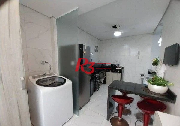 Apartamento à venda, 90 m² por R$ 691.000,00 - Pompéia - Santos/SP