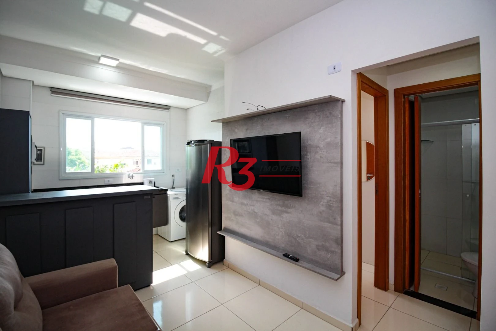 Apartamento à venda, 27 m² por R$ 320.000,00 - Macuco - Santos/SP