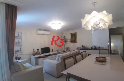 Apartamento com 3 dormitórios à venda, 159 m² por R$ 700.000,00 - Gonzaga - Santos/SP