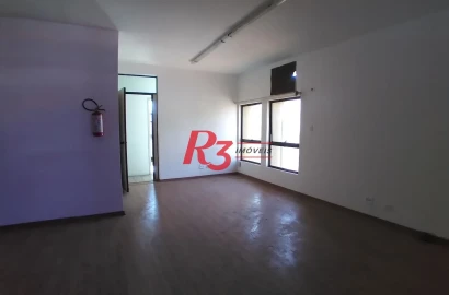 Sala, 86 m² - venda por R$ 430.000,00 ou aluguel por R$ 3.500,00/mês - Vila Matias - Santos/SP