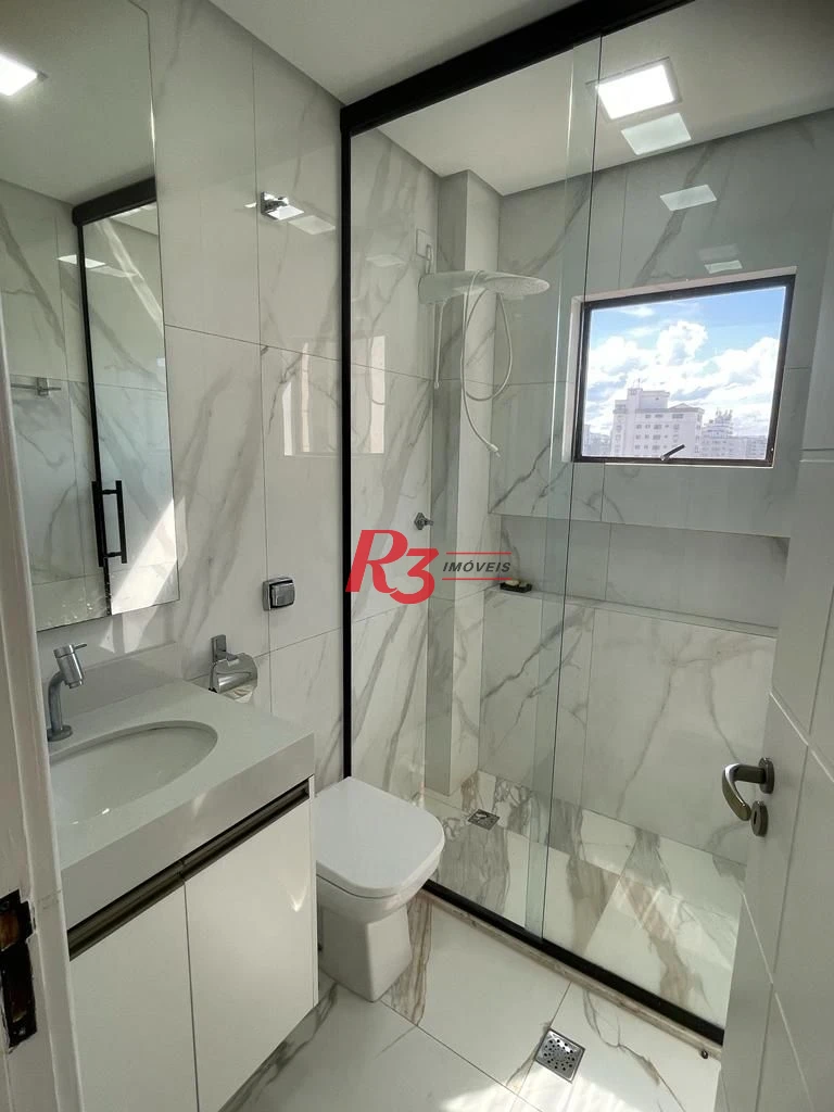 Apartamento com 2 dormitórios à venda - Aparecida - Santos/SP