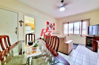 Apartamento à venda, 74 m² por R$ 460.000,00 - Campo Grande - Santos/SP