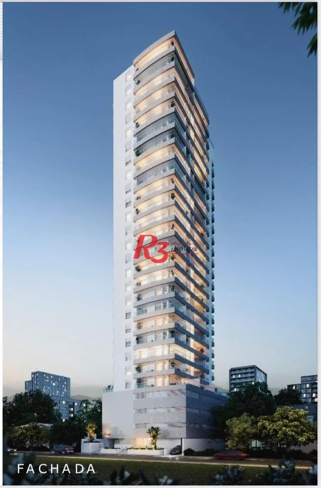 Apartamento com 2 dormitórios à venda, 65 m² por R$ 1.290.000,00 - Vila Rica - Santos/SP