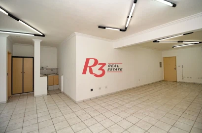 Sala, 65 m² - venda por R$ 300.000,00 ou aluguel por R$ 4.196,00/mês - Vila Matias - Santos/SP