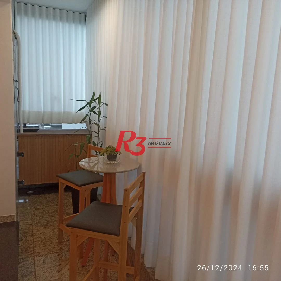 Apartamento com 3 dormitórios à venda, 140 m² por R$ 1.170.000,00 - Embaré - Santos/SP