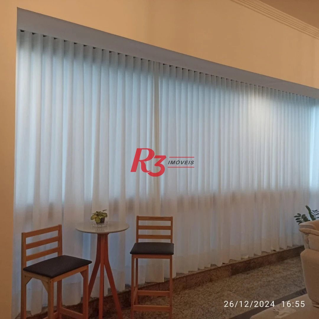 Apartamento com 3 dormitórios à venda, 140 m² por R$ 1.170.000,00 - Embaré - Santos/SP