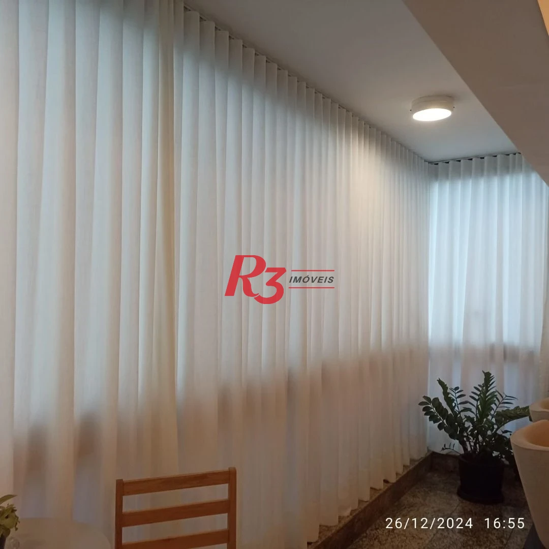 Apartamento com 3 dormitórios à venda, 140 m² por R$ 1.170.000,00 - Embaré - Santos/SP
