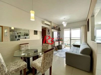 Apartamento à venda, 59 m² por R$ 560.000,00 - Vila Matias - Santos/SP