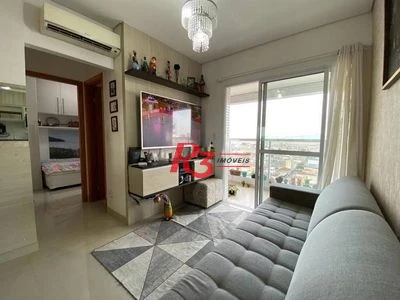 Apartamento à venda, 59 m² por R$ 560.000,00 - Vila Matias - Santos/SP
