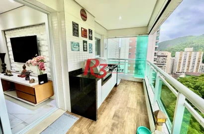 Apartamento à venda, 87 m² por R$ 999.000,00 - José Menino - Santos/SP