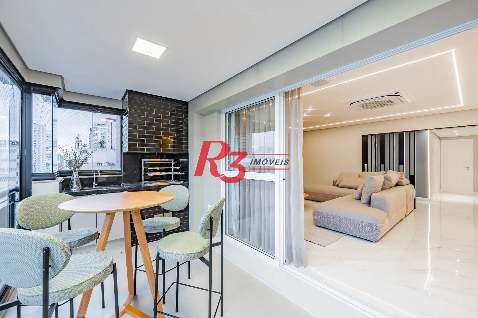 Apartamento com 3 dormitórios à venda, 234 m² por R$ 3.500.000,00 - Boqueirão - Santos/SP