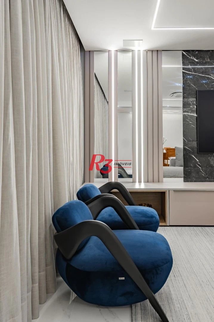 Apartamento com 3 dormitórios à venda, 234 m² por R$ 3.500.000,00 - Boqueirão - Santos/SP