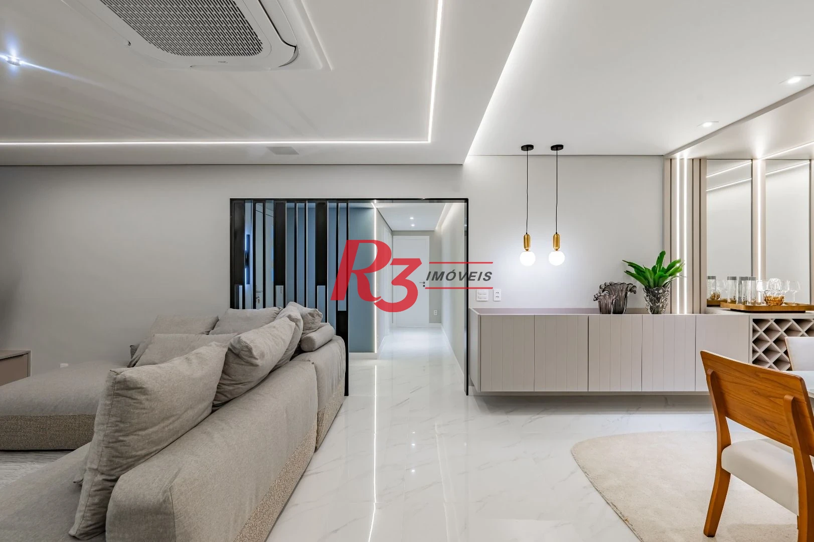Apartamento com 3 dormitórios à venda, 234 m² por R$ 3.500.000,00 - Boqueirão - Santos/SP