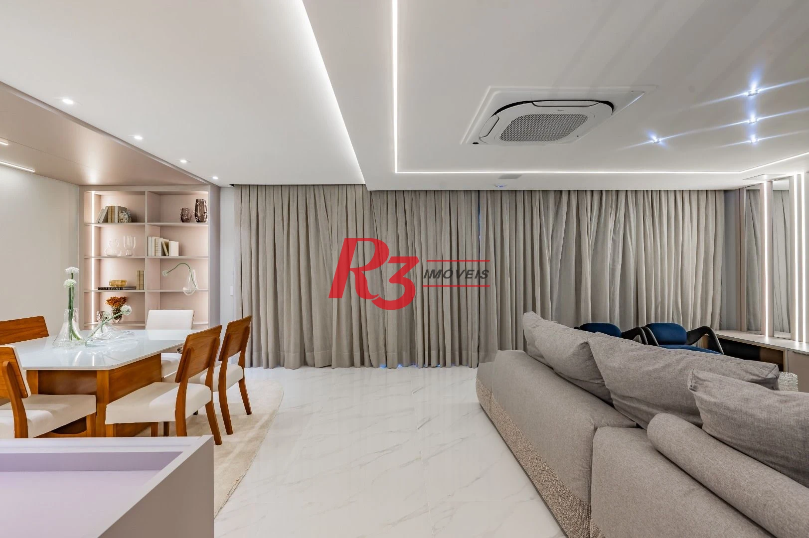 Apartamento com 3 dormitórios à venda, 234 m² por R$ 3.500.000,00 - Boqueirão - Santos/SP