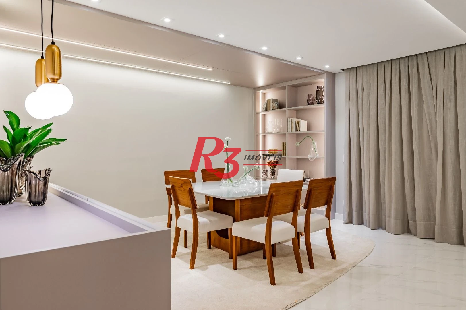 Apartamento com 3 dormitórios à venda, 234 m² por R$ 3.500.000,00 - Boqueirão - Santos/SP