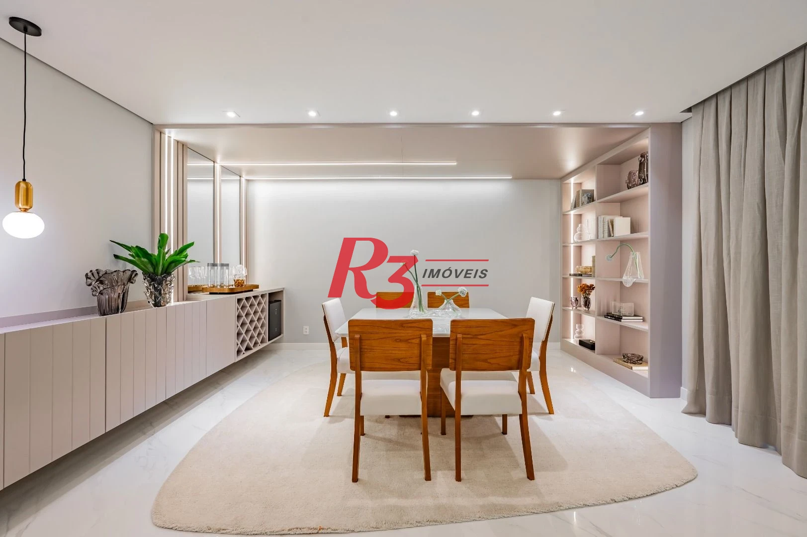 Apartamento com 3 dormitórios à venda, 234 m² por R$ 3.500.000,00 - Boqueirão - Santos/SP