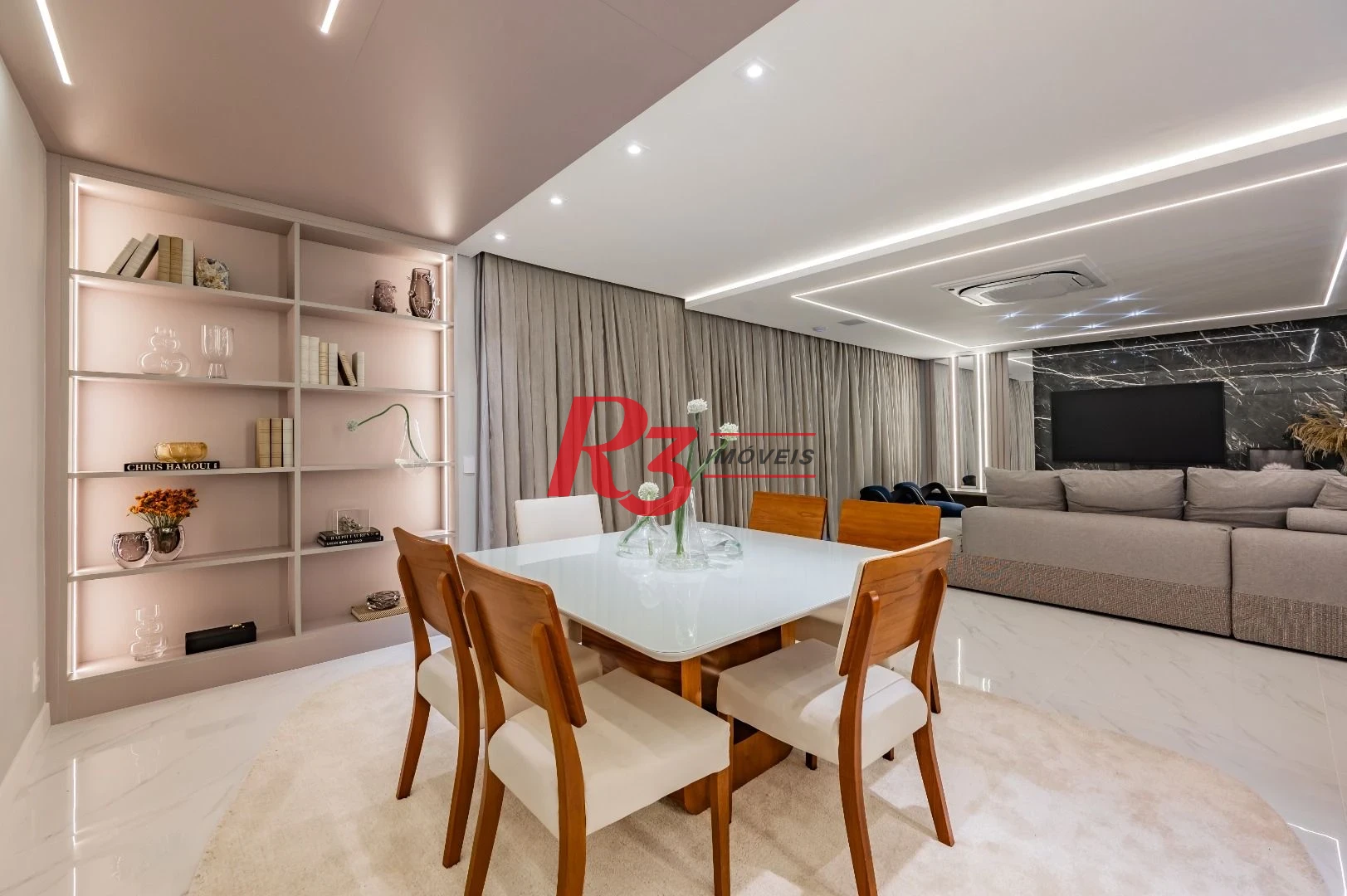 Apartamento com 3 dormitórios à venda, 234 m² por R$ 3.500.000,00 - Boqueirão - Santos/SP