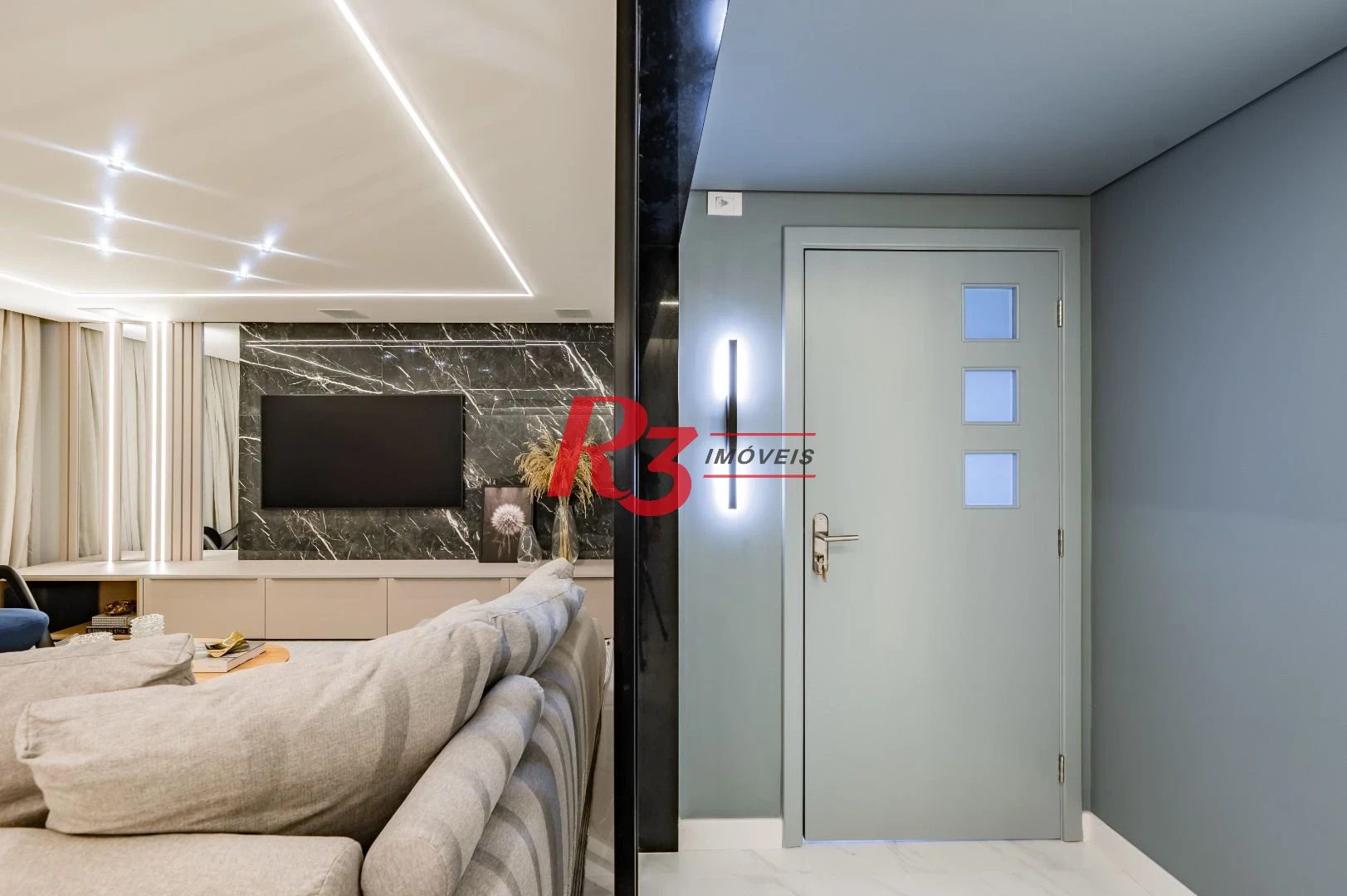 Apartamento com 3 dormitórios à venda, 234 m² por R$ 3.500.000,00 - Boqueirão - Santos/SP