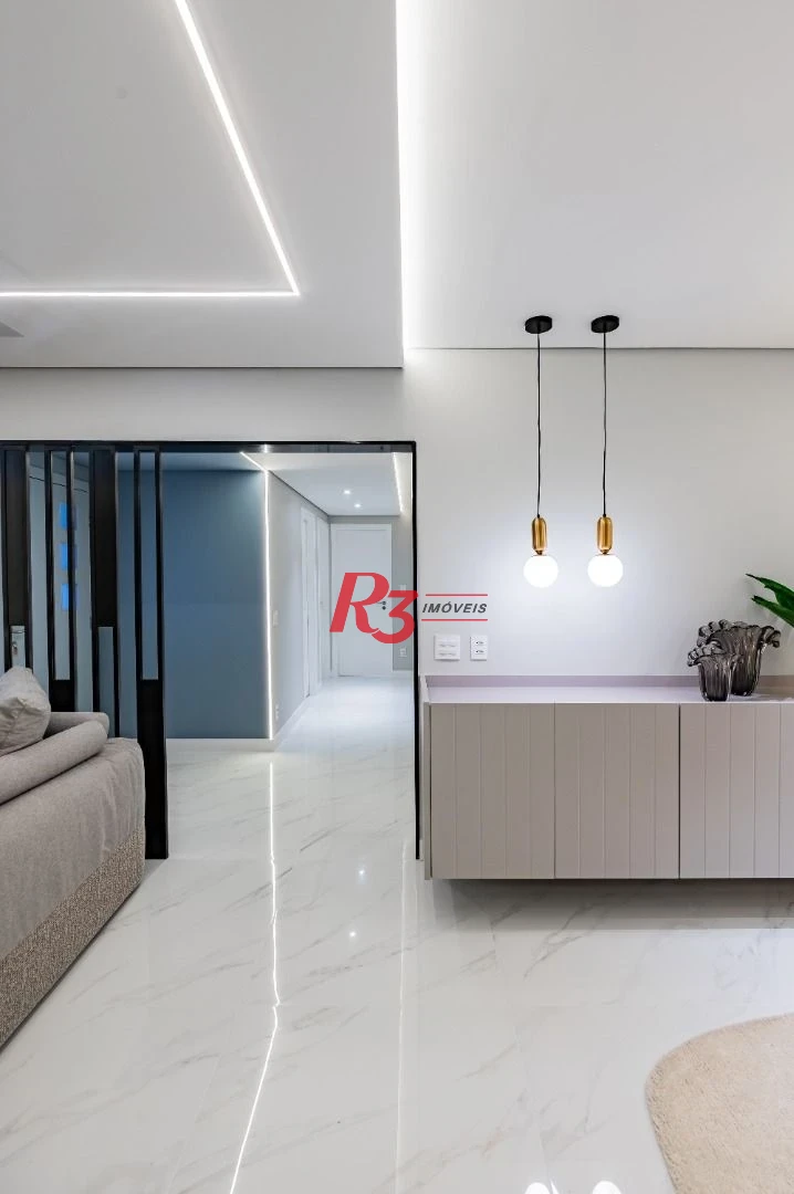 Apartamento com 3 dormitórios à venda, 234 m² por R$ 3.500.000,00 - Boqueirão - Santos/SP