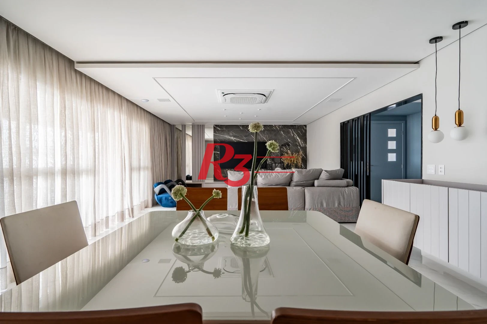 Apartamento com 3 dormitórios à venda, 234 m² por R$ 3.500.000,00 - Boqueirão - Santos/SP