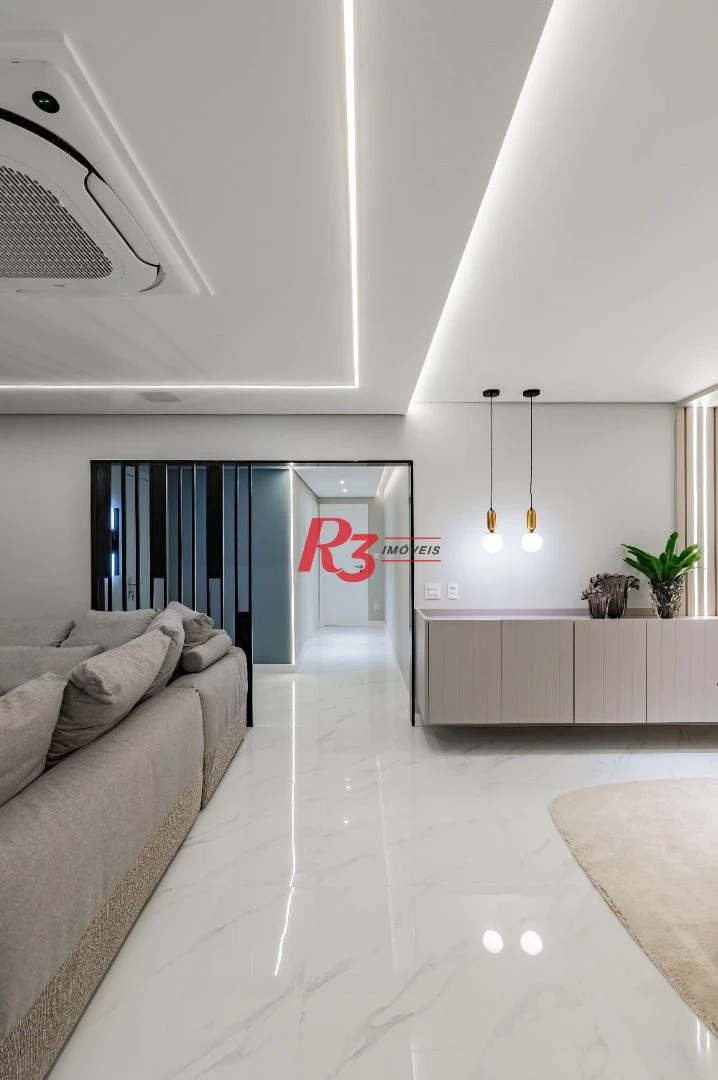 Apartamento com 3 dormitórios à venda, 234 m² por R$ 3.500.000,00 - Boqueirão - Santos/SP