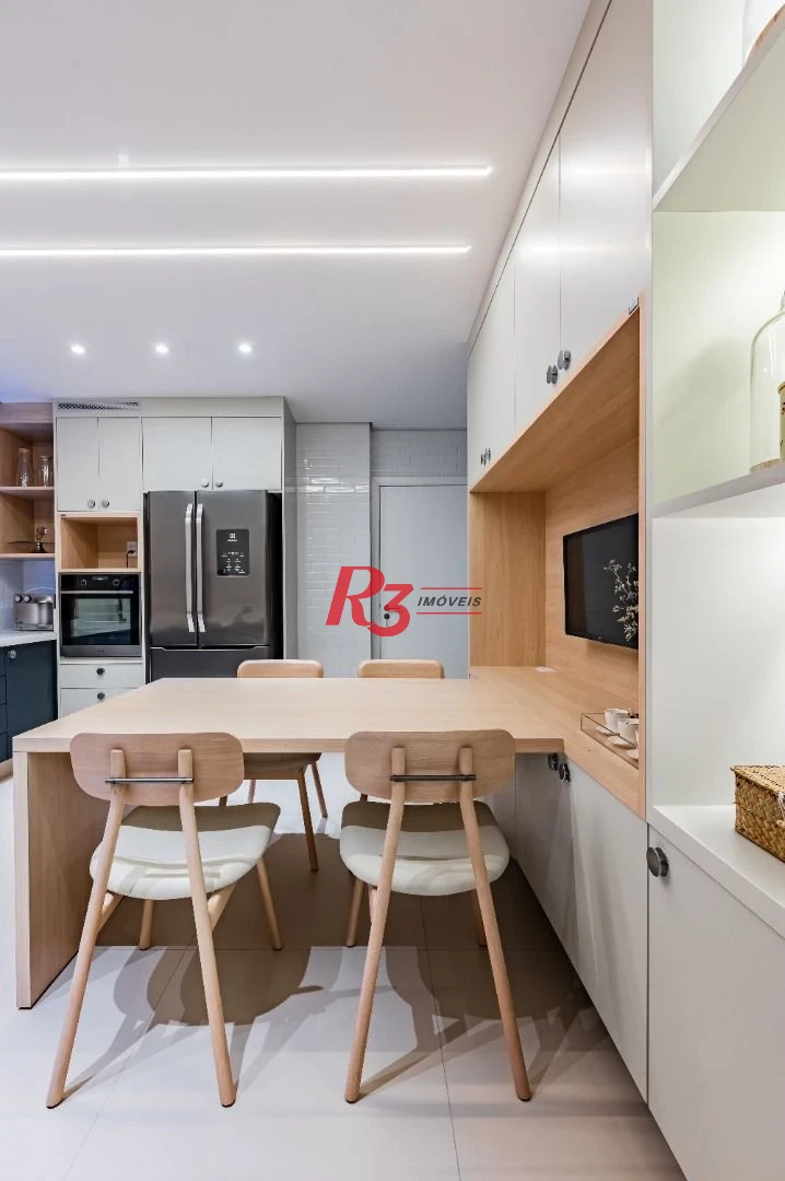 Apartamento com 3 dormitórios à venda, 234 m² por R$ 3.500.000,00 - Boqueirão - Santos/SP