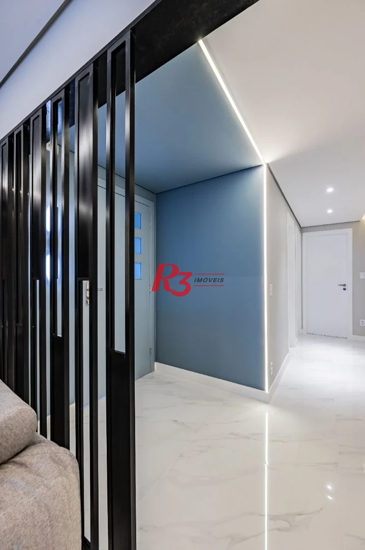 Apartamento com 3 dormitórios à venda, 234 m² por R$ 3.500.000,00 - Boqueirão - Santos/SP