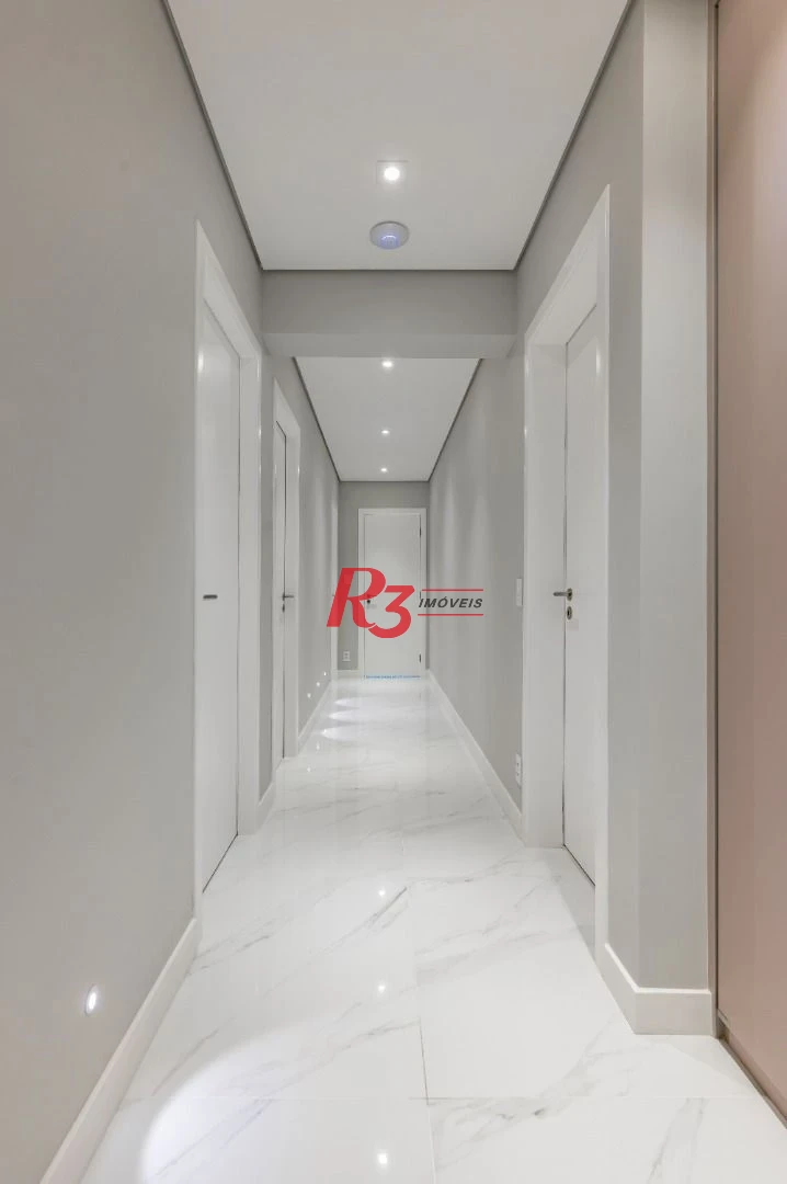 Apartamento com 3 dormitórios à venda, 234 m² por R$ 3.500.000,00 - Boqueirão - Santos/SP