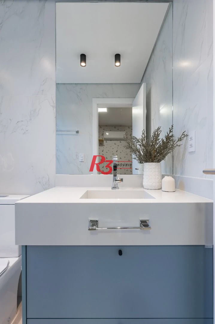 Apartamento com 3 dormitórios à venda, 234 m² por R$ 3.500.000,00 - Boqueirão - Santos/SP