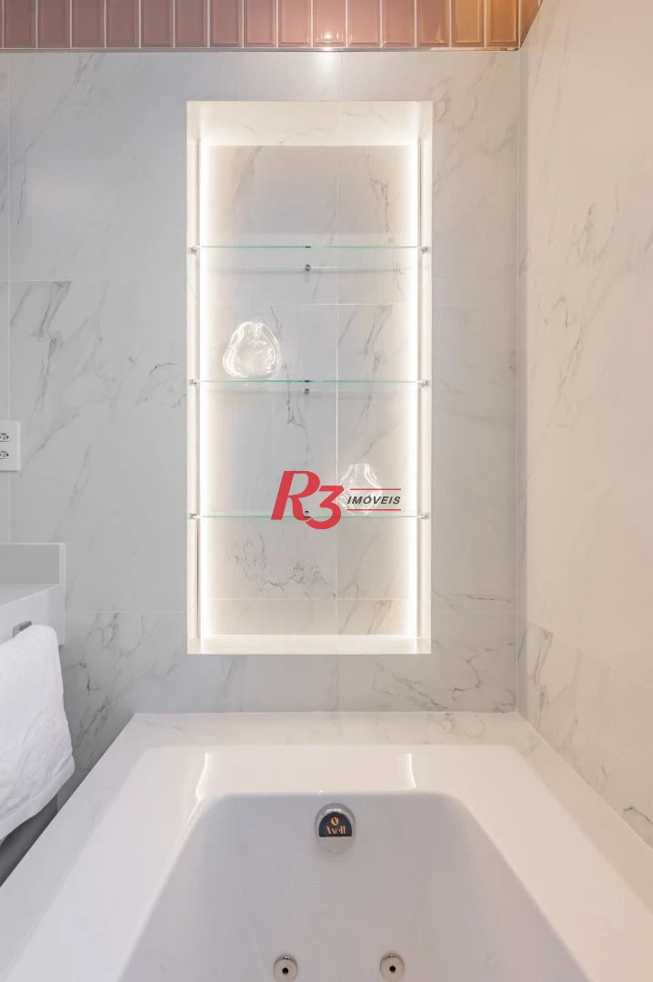 Apartamento com 3 dormitórios à venda, 234 m² por R$ 3.500.000,00 - Boqueirão - Santos/SP