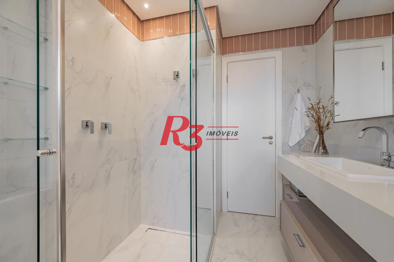 Apartamento com 3 dormitórios à venda, 234 m² por R$ 3.500.000,00 - Boqueirão - Santos/SP