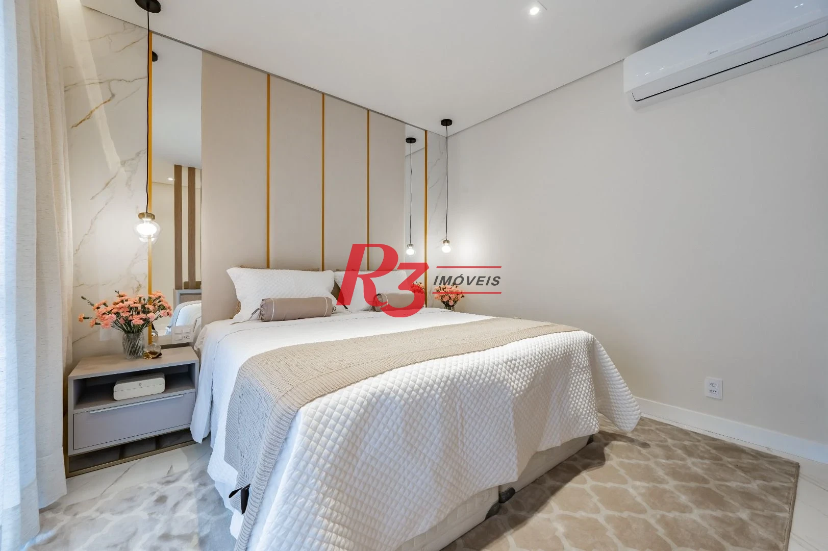 Apartamento com 3 dormitórios à venda, 234 m² por R$ 3.500.000,00 - Boqueirão - Santos/SP