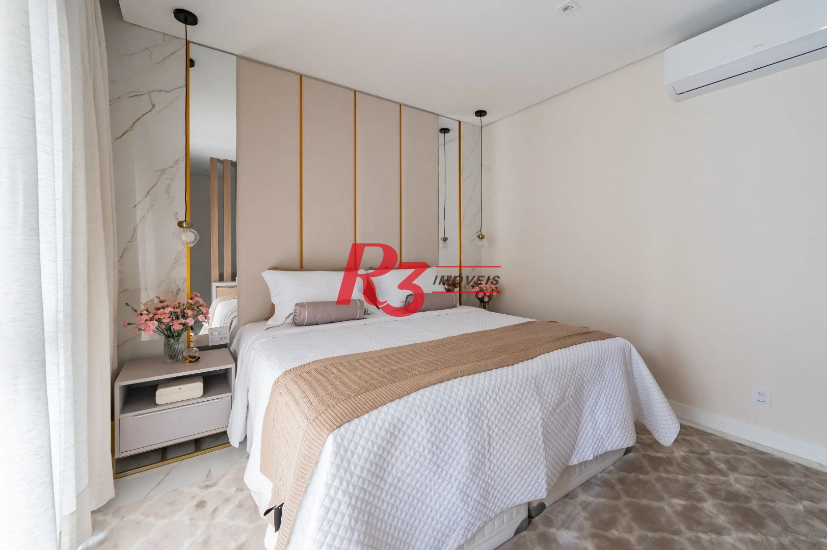 Apartamento com 3 dormitórios à venda, 234 m² por R$ 3.500.000,00 - Boqueirão - Santos/SP
