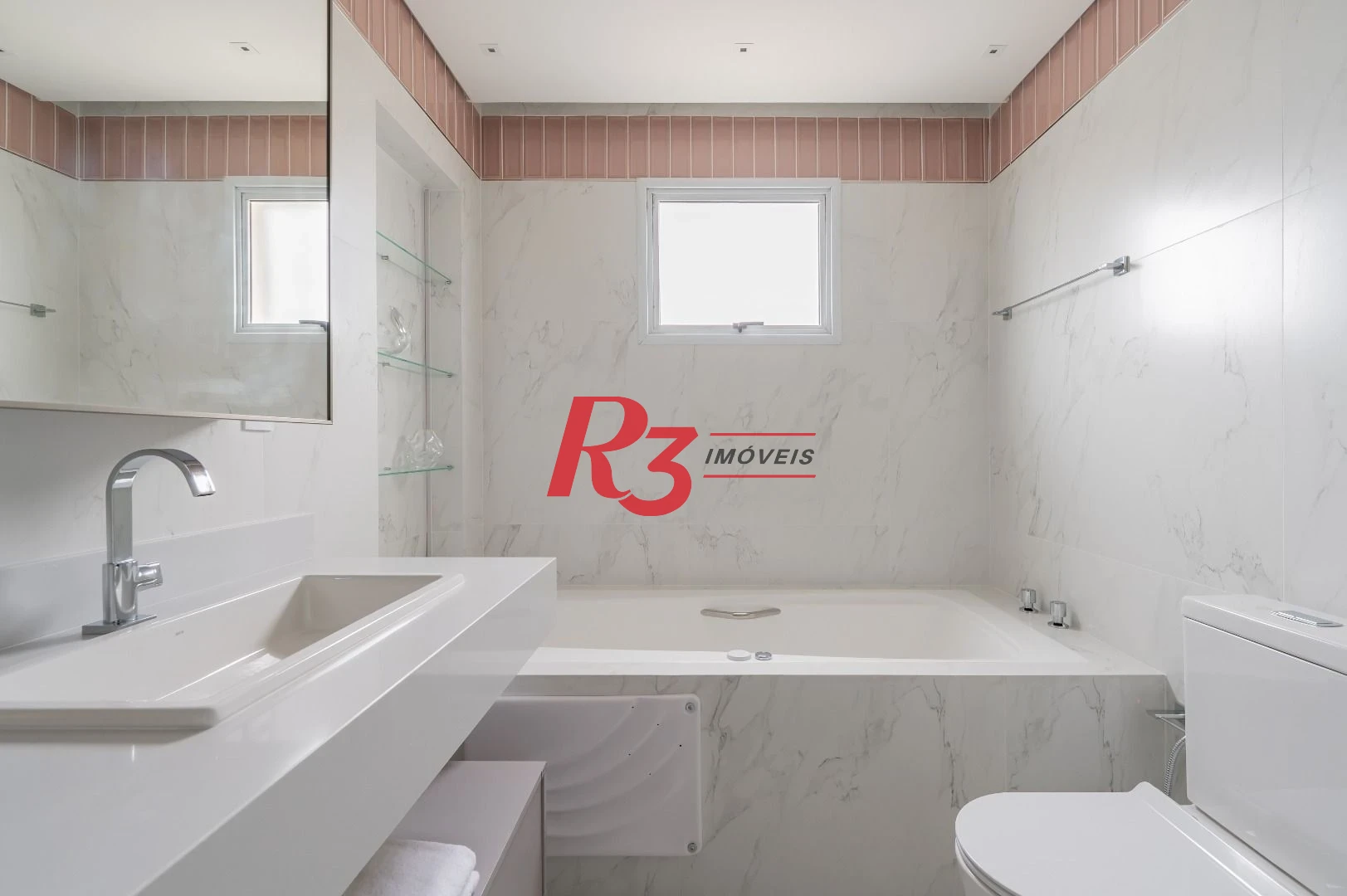 Apartamento com 3 dormitórios à venda, 234 m² por R$ 3.500.000,00 - Boqueirão - Santos/SP
