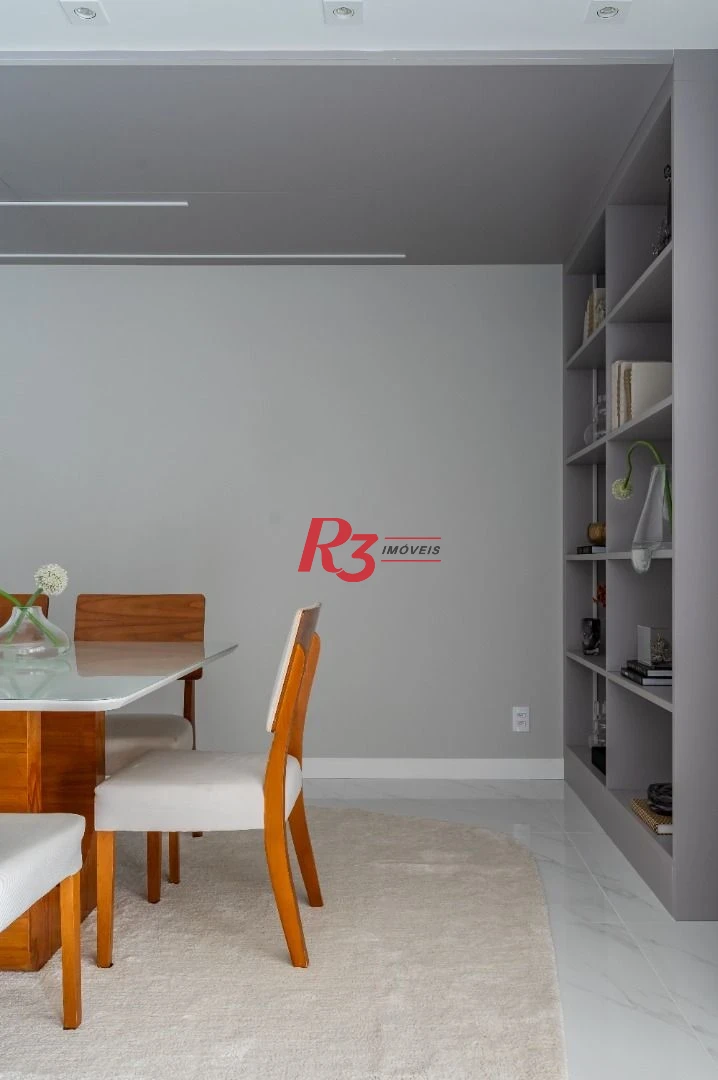 Apartamento com 3 dormitórios à venda, 234 m² por R$ 3.500.000,00 - Boqueirão - Santos/SP